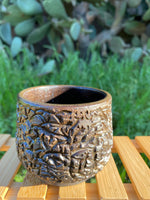 Textured surface teacup