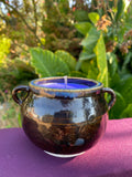 Blue ring of fire cauldron candle